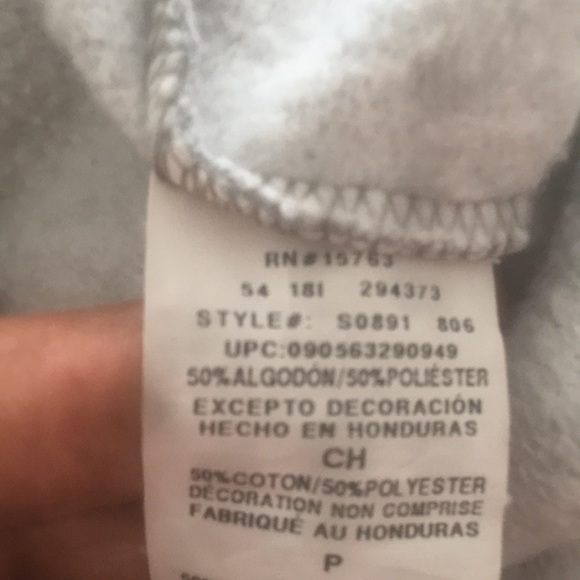 Champion Men's Gray Full Zip Hoodie - Small (Fits Medium), 50% Cotton - Picture 12 of 13